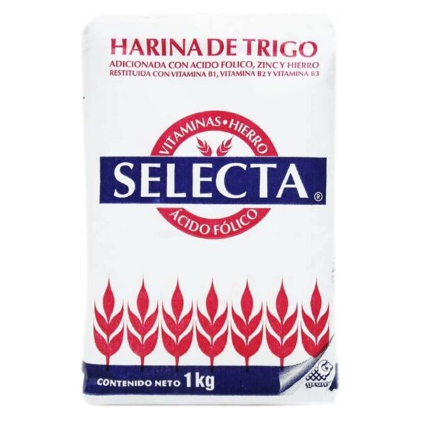 Harina Selecta Bolsa De Polietileno 1Kg