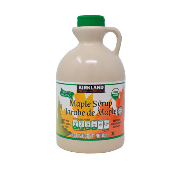 Jarabe de maple organico kirkland 1l