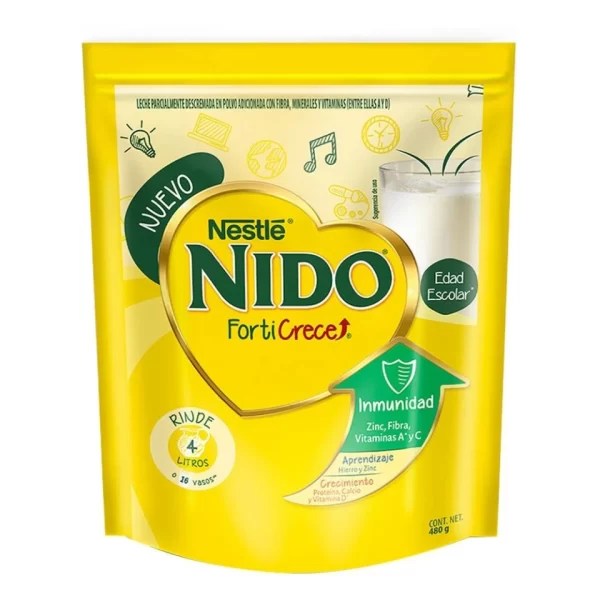 Leche Clasica Nido Bolsa 480g