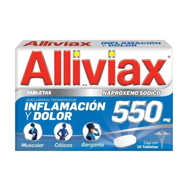 Medicamento Aliviax 550gr con 10 Piezas