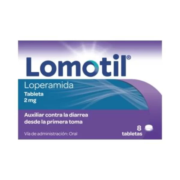 Medicamento Lomotil con 8 Piezas