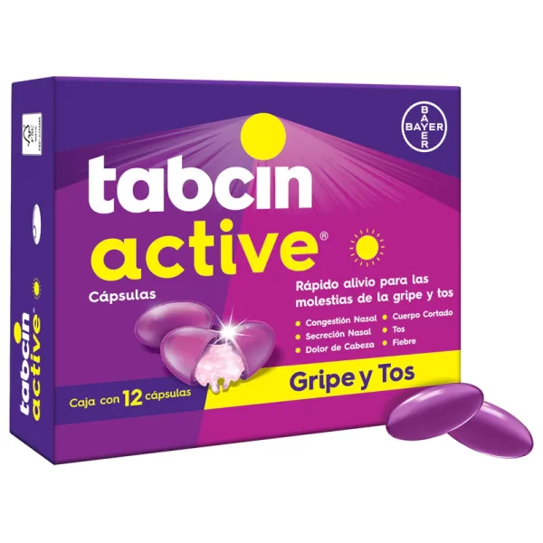 Medicamento Tabcin Active con 12