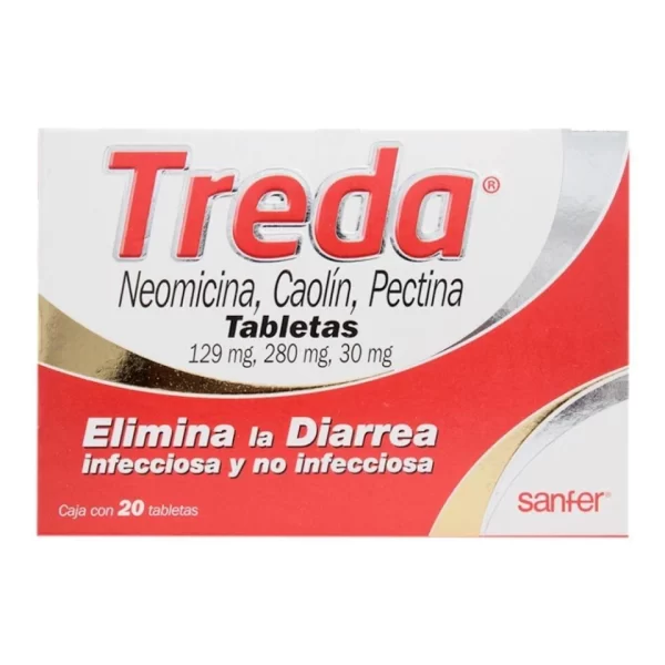 Medicamento Treda con 20 Piezas