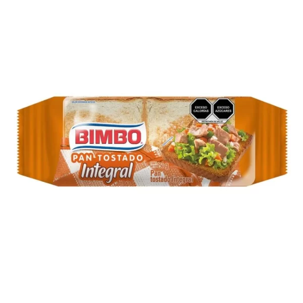 Pan Tostado Integral Bimbo 250gr