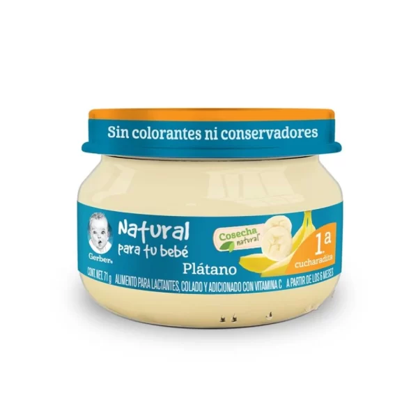 Papilla Platano Etapa 1 Gerber 71gr