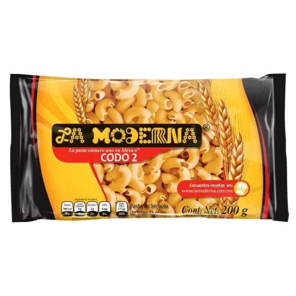 Pasta Para Sopa Codo 2 La Moderna 200g