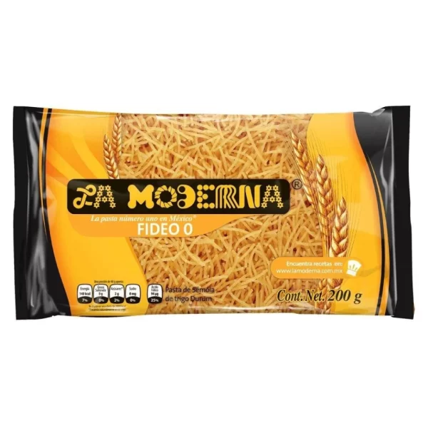 Pasta Para Sopa de Fideo 0 La Moderna 200g