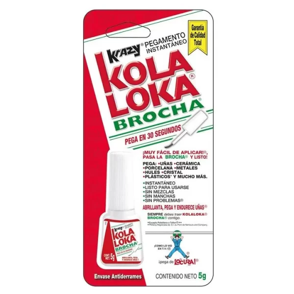 Pegamento Instantaneo Kola Loka Brocha 5gr