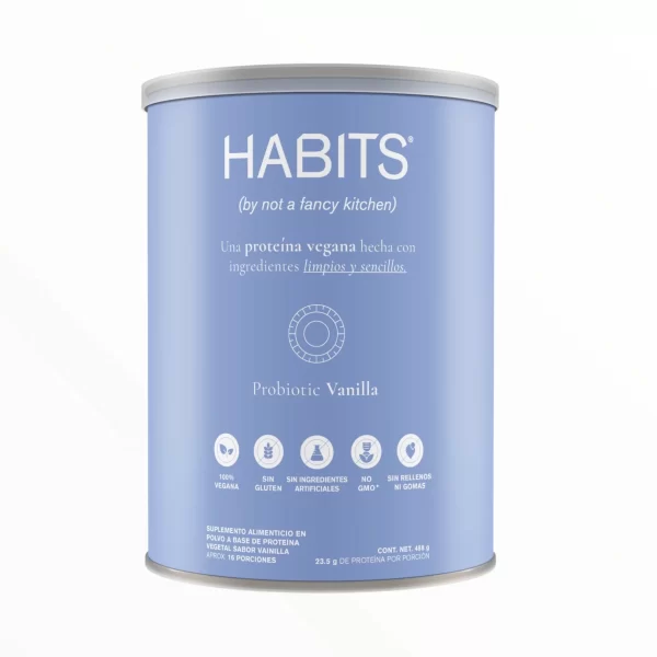 Proteína Vegetal Sabor Vainilla Probiotic Habits 488gr