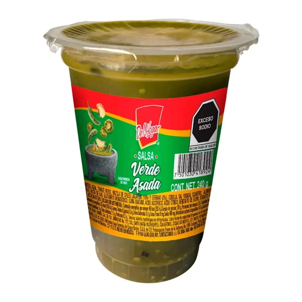 Salsa Verde Asada Del Hogar 240g