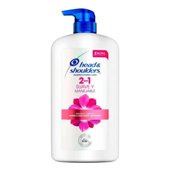 Shampoo Head and Shoulder Suave y Manejable 850ml