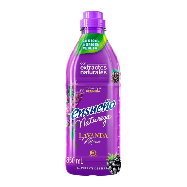 Suavizante Ensueño Sensacion Natural Lavanda Moras 850ml