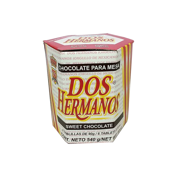 Tablilla de Chocolate Dos Hermanos 90gr