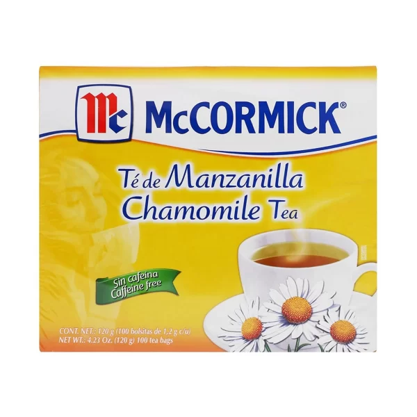 Te De Manzanilla Mccormick Con 100