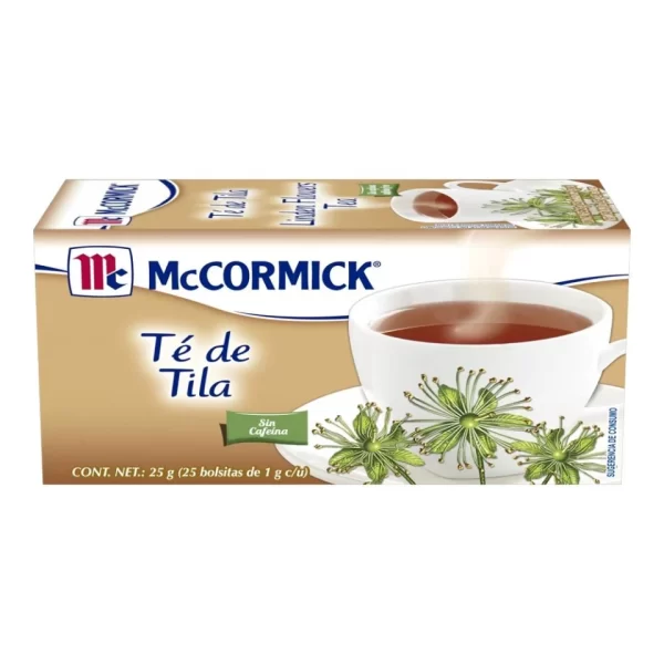 Te de Tila McCormick con 25