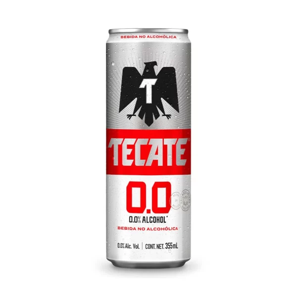 Cerveza Tecate Sleek 0.0 Sin Alcohol 355ml