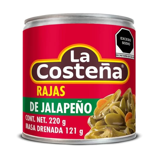Chiles En Rajas La Costeña 220G