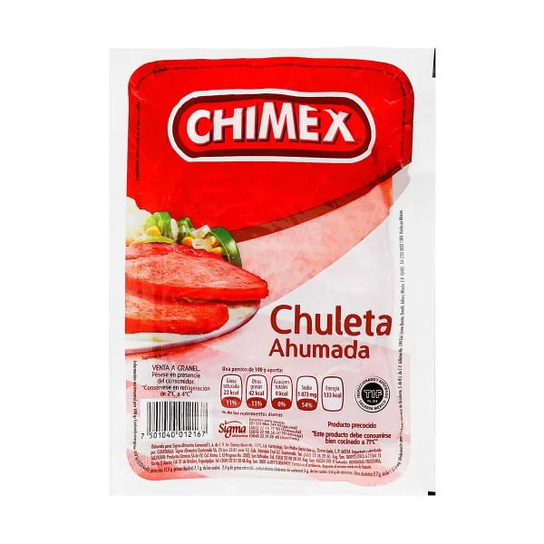 Chuleta Ahumada Chimex con 4 Piezas