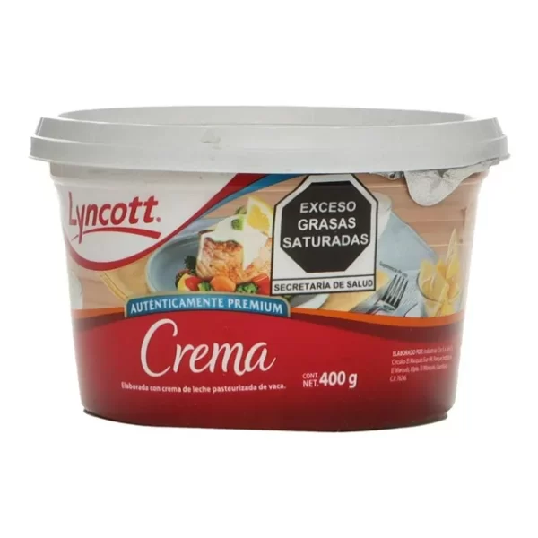 Crema Entera Lyncott 400gr