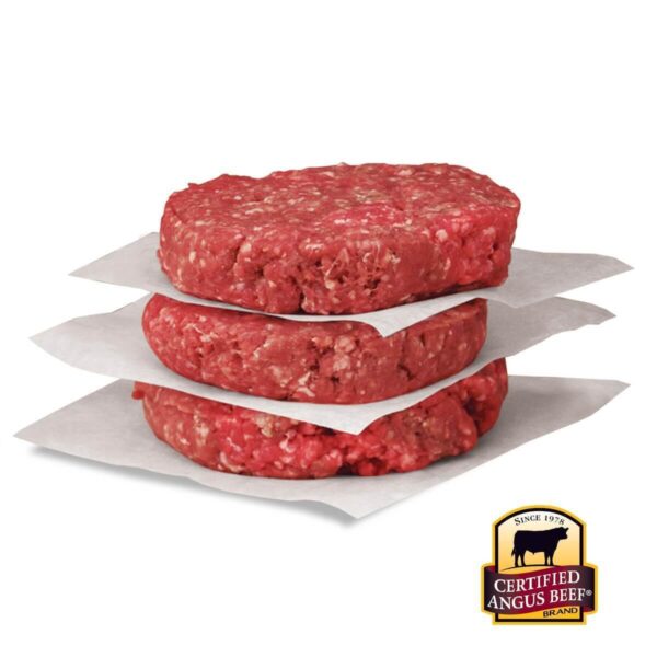 Paquete de 8 carnes de Hamburguesa de 4oz cada uno Certified Angus Beef Sigma