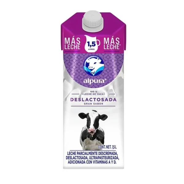 Leche Alpura Deslactosada 1.5Lt