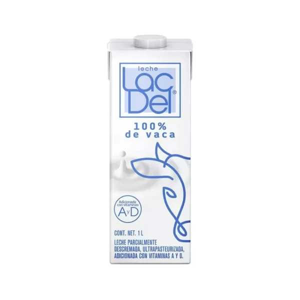 Leche Semi Lac Del 1lt