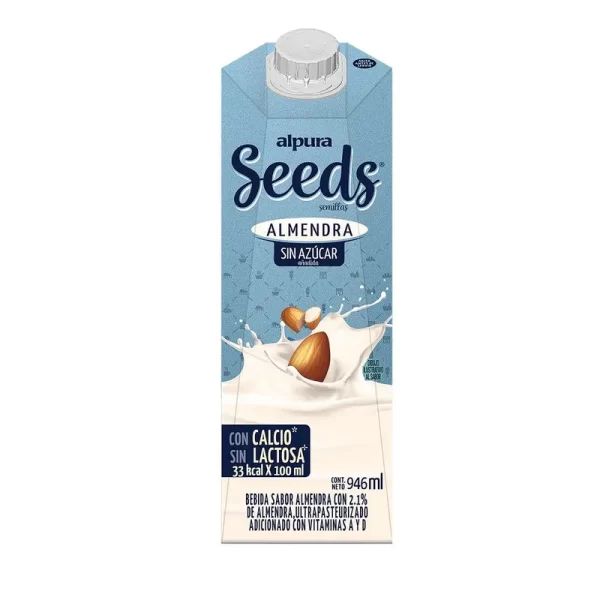 Leche Alpura Seeds de Almendra 946ml