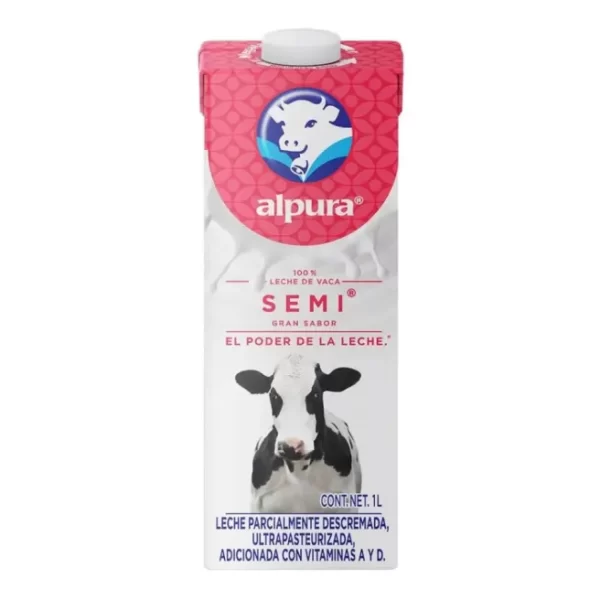 Leche Alpura Semi 1Lt