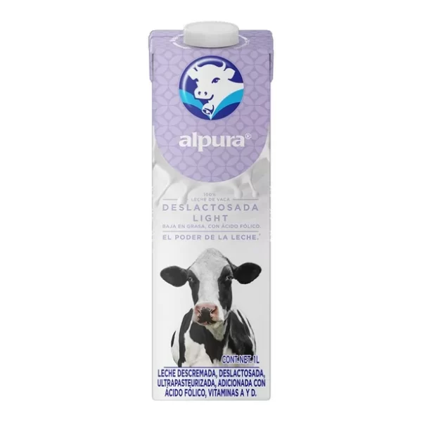 Leche Deslactosada Light Alpura 1Lt