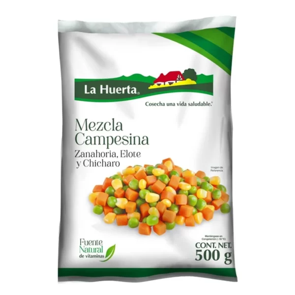 Mezcla Campesina Congelado La Huerta 500gr