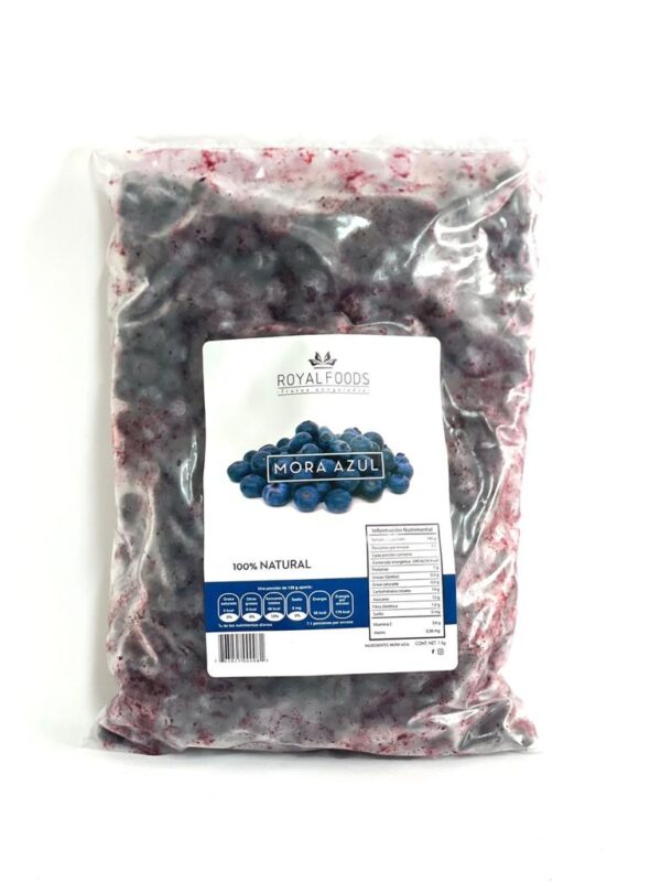 Mora Azul Congelada Royal Foods 1Kg