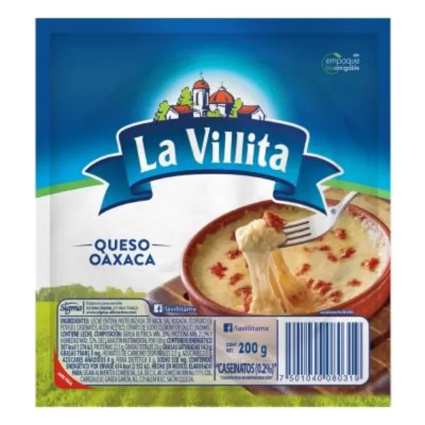 Queso Oaxaca La Villita 200gr