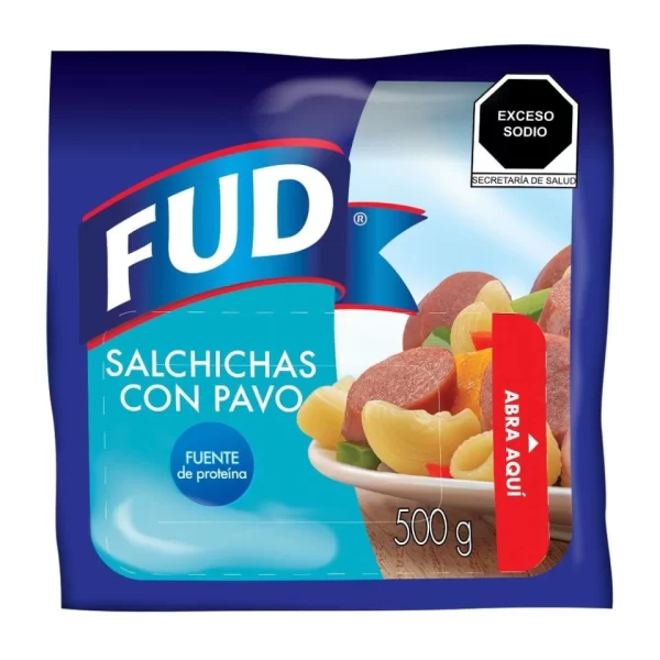 Salchicha de Pavo FUD 500gr