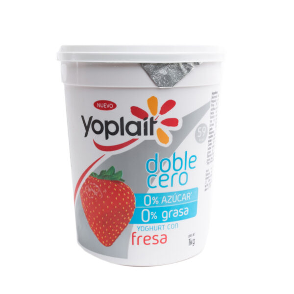 Yogurt Fresa Light Doble Cero Yoplait 1Kg