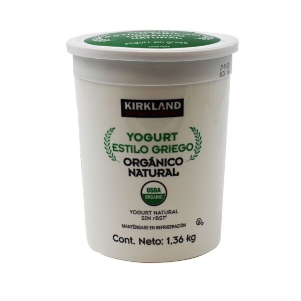 Yogurt Griego Organico Kirkland 1.36Kg