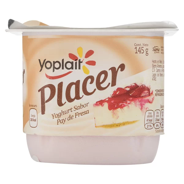 Yogurt Placer Pay de Fresa Yoplait 145Gr