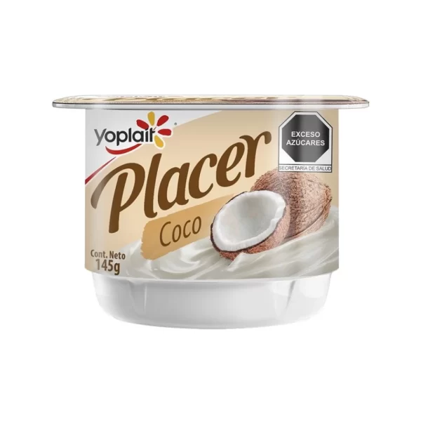 Yogurt Placer sabor coco Yoplait 145 g