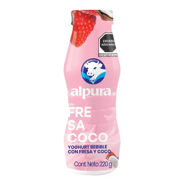 Yogurt de Fresa Coco Alpura 220gr