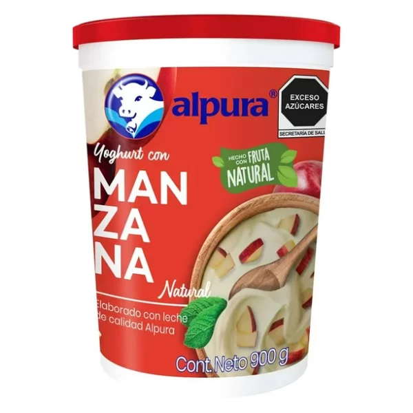 Yogurt de Manzana Alpura 900gr