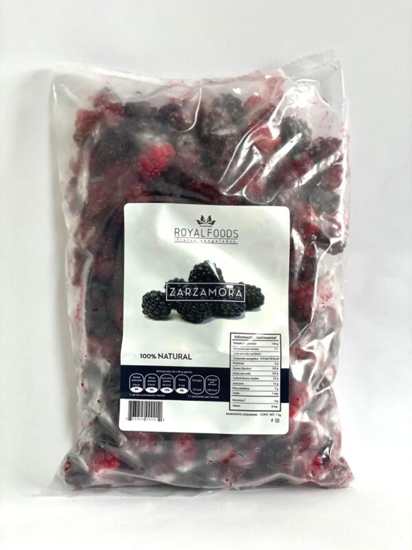 Zarzamora Congelada Royal Foods 1Kg