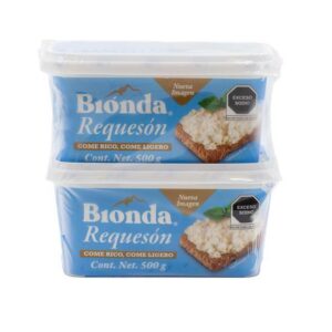 Requeson bionda 2pz de 500gr cada uno