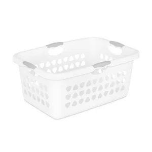 Cesta para Ropa Sterilite Cuadrada con 4 Asas Blanco 67 Litros