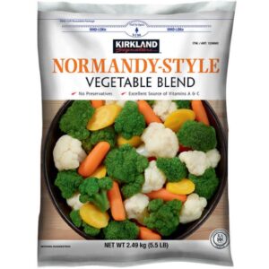 Mezcla de vegetales estilo normandia