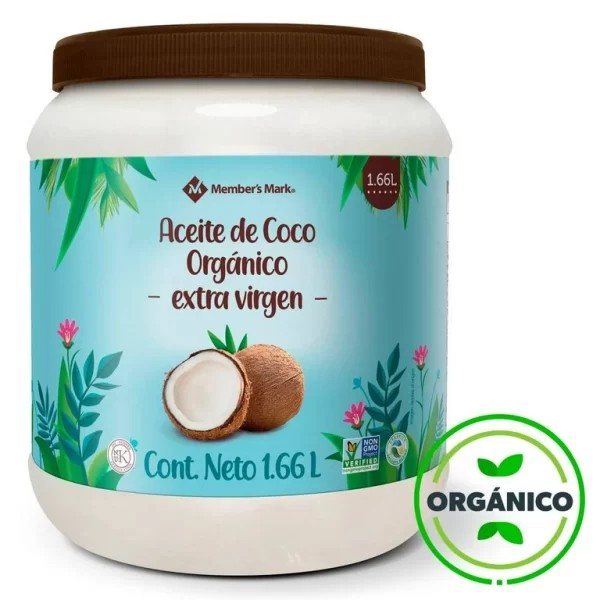 Aceite de Coco Member's Mark Cococare Extra Virgen Orgánico 1.66 l